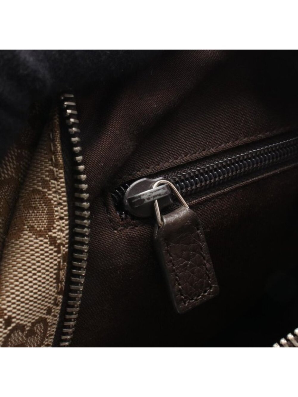 Gucci Backpack GG Canvas Beige Dark Brown - Picture 5 of 10